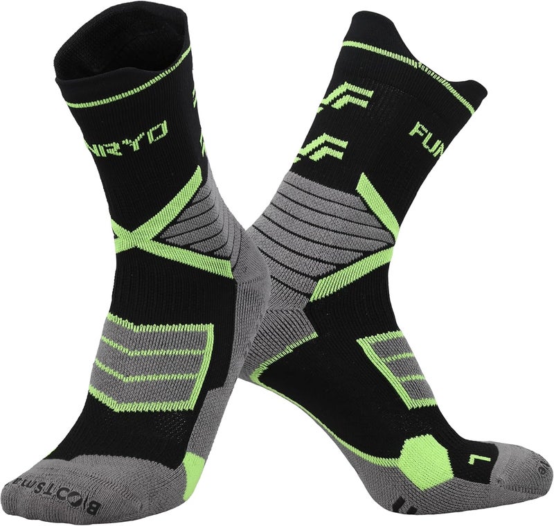FUNRY Store Grip Socks Soccer for Men&Women,Non-Slip Soccer Socks,Elite Compression Socks for Running Basketball （ men's size 6-11） - Image 1